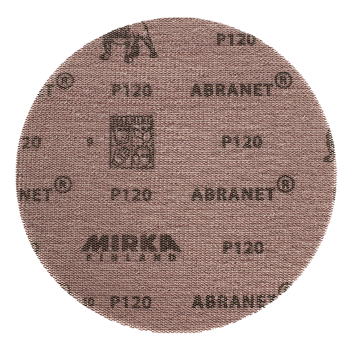 Фото товара "ABRANET Шлифовальный круг, сетчатая основа из полиамида, 150 мм, без отверстий, Р120"