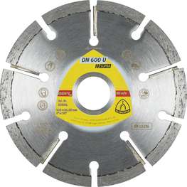 DN600U Алмазный диск по цементн.стяжке и газобетону, ø 125х6х22,23 мм, - 1 шт/уп. DT/SUPRA/DN600U/S/125X6X22,23/10S/7