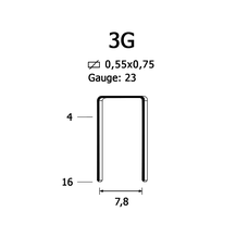 Скоба крепежная 3G/06 мм (400/10)