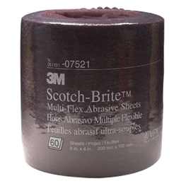 07522 Лист Scotch-Brite MX-SR A UFN серый 200мм х 100мм ( 60 шт/рул)