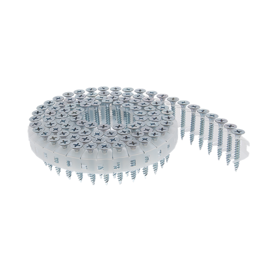 Фото товара "PS3528M-EG Саморезы по металлу оцинкованные в обойме 3,5х28 мм (2)"