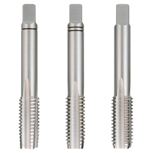 Фото товара "Метчик ручной М18х2,50 мм, L=95/40 мм, DIN 352 HSS, комплект из 3-х шт"