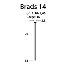 Штифт крепежный 14/63 мм (32/4)