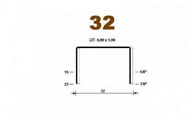Фото товара "32.18 Пневматический скобосшиватель 32/15-18 мм"