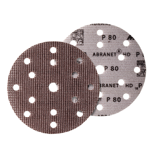 Фото товара "ABRANET HD Шлифовальный круг, сетчатая основа из нейлона, 150 мм, 15 отверстий, Р80"